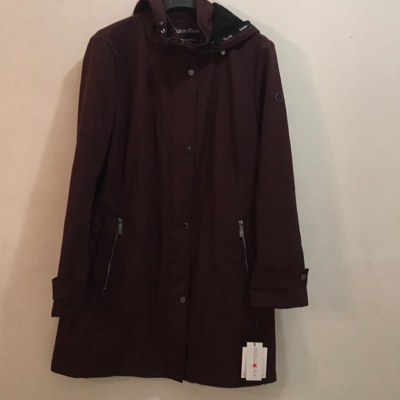 calvin klein waterproof jacket womens